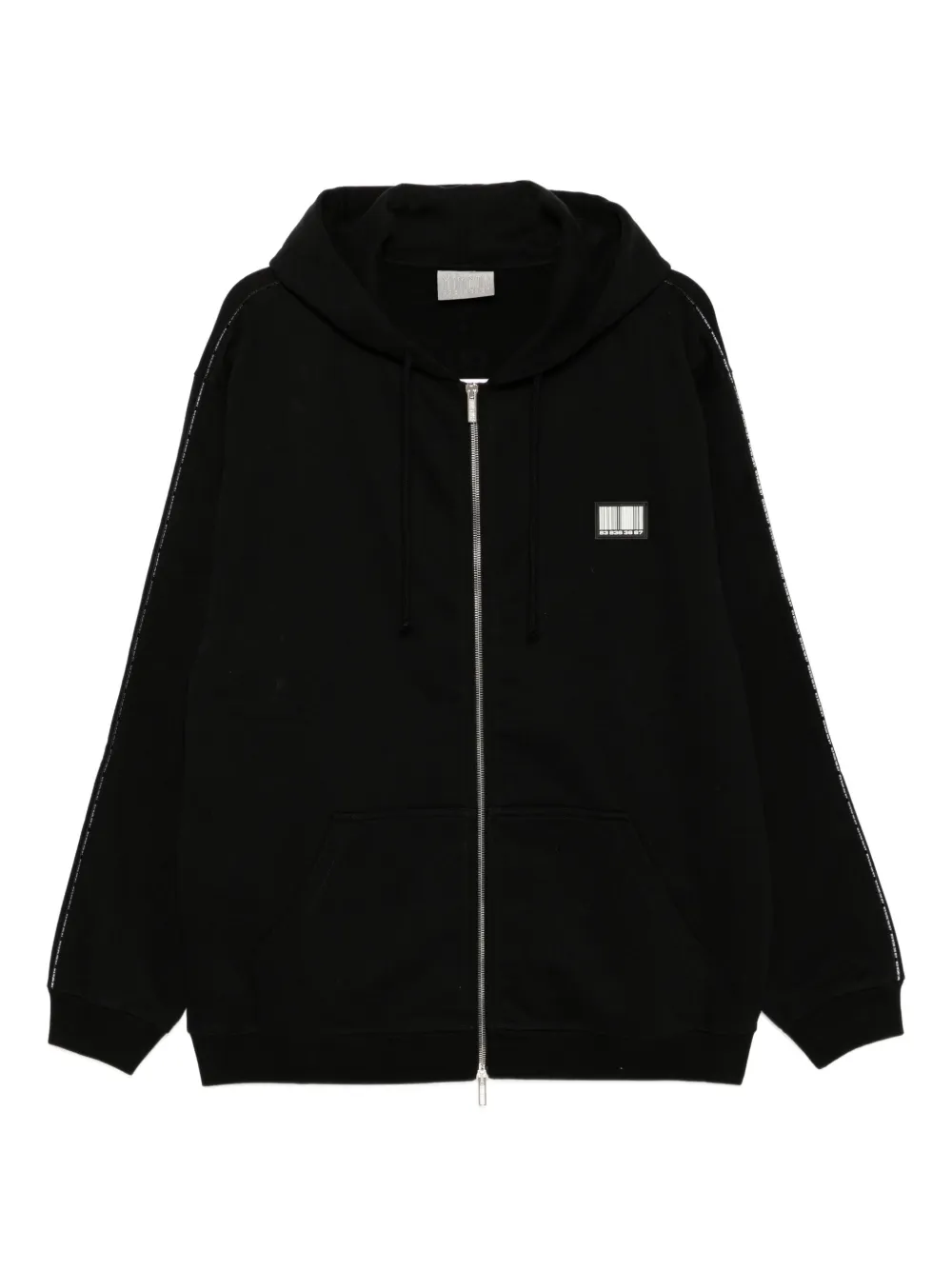 VETEMENTS Hoodie met rits Zwart