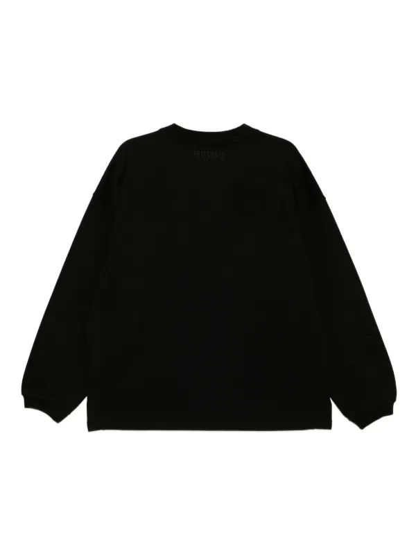 送料関税込【VETEMENTS】「オーバルロゴ」パーカー VETEMENTS オーバルロゴ パーカー | ブラック | FARFETCH JP