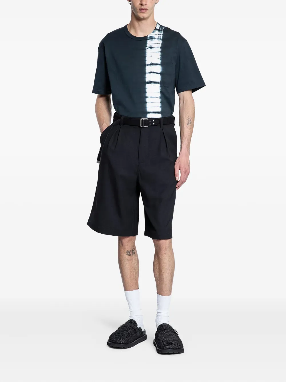 KUON pleated twill shorts | Tailored Shorts | Image 2