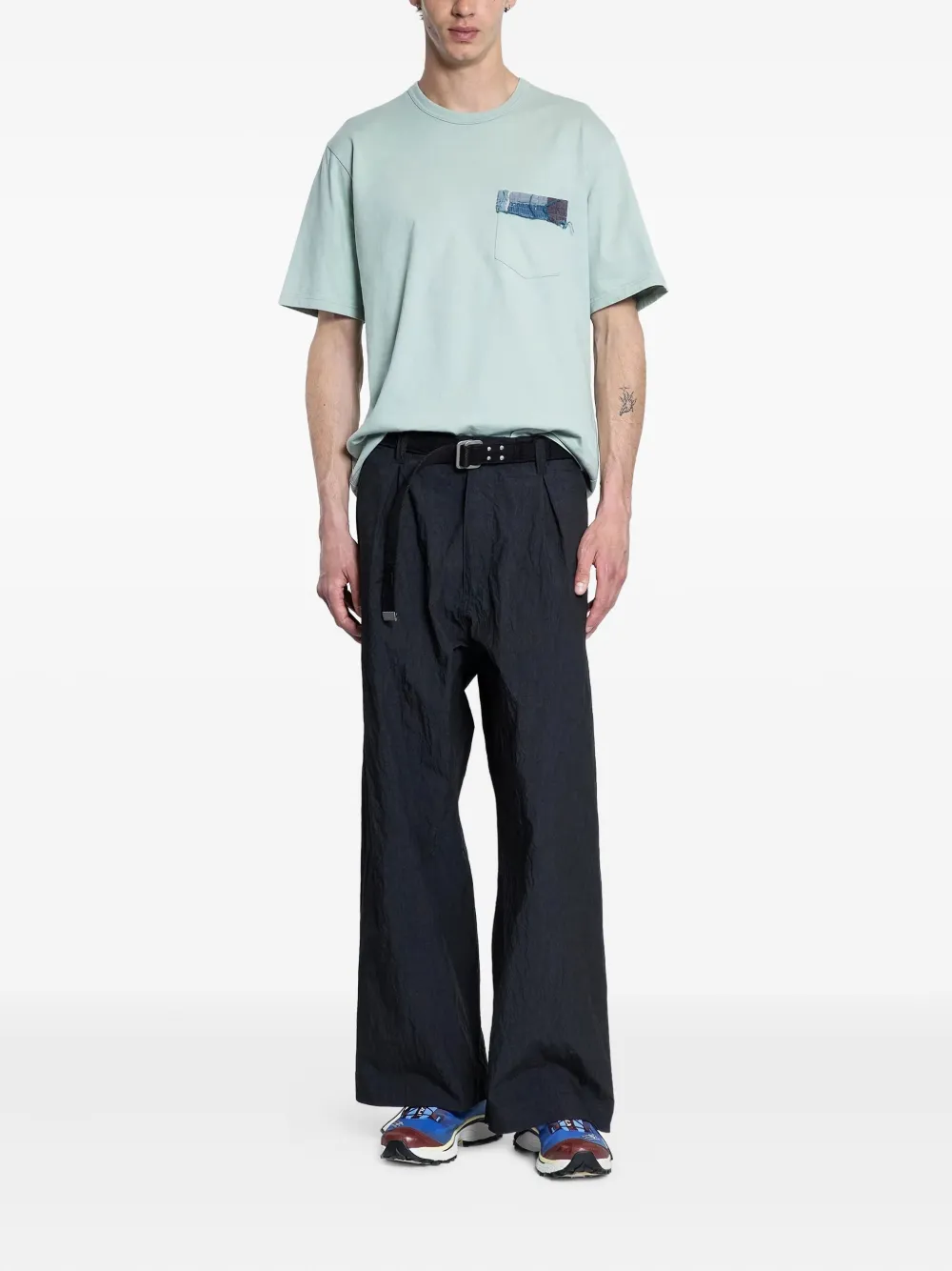KUON pocket boro-trimmed T-shirt | T-Shirts | Image 2