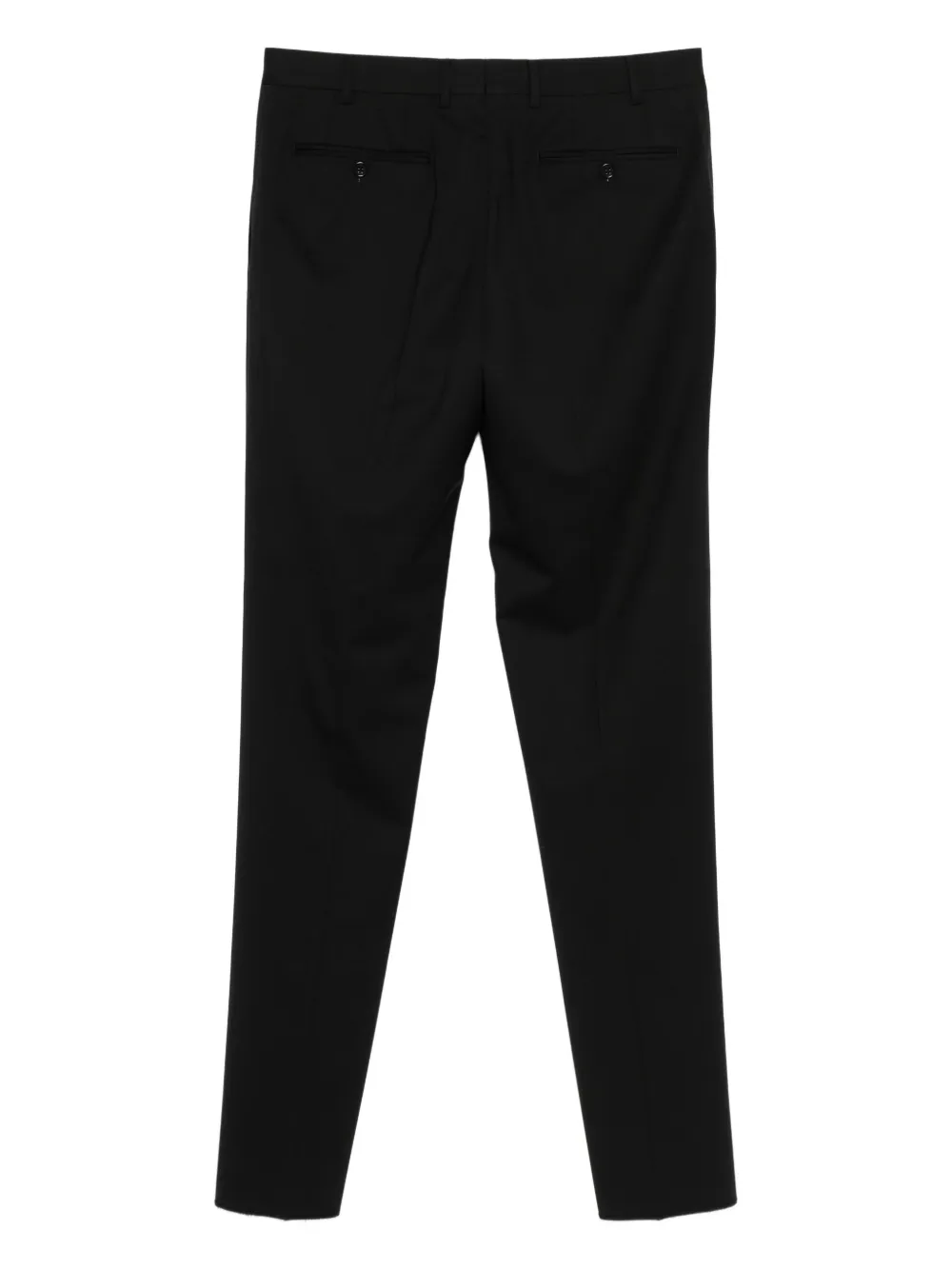 Canali Straight broek Zwart