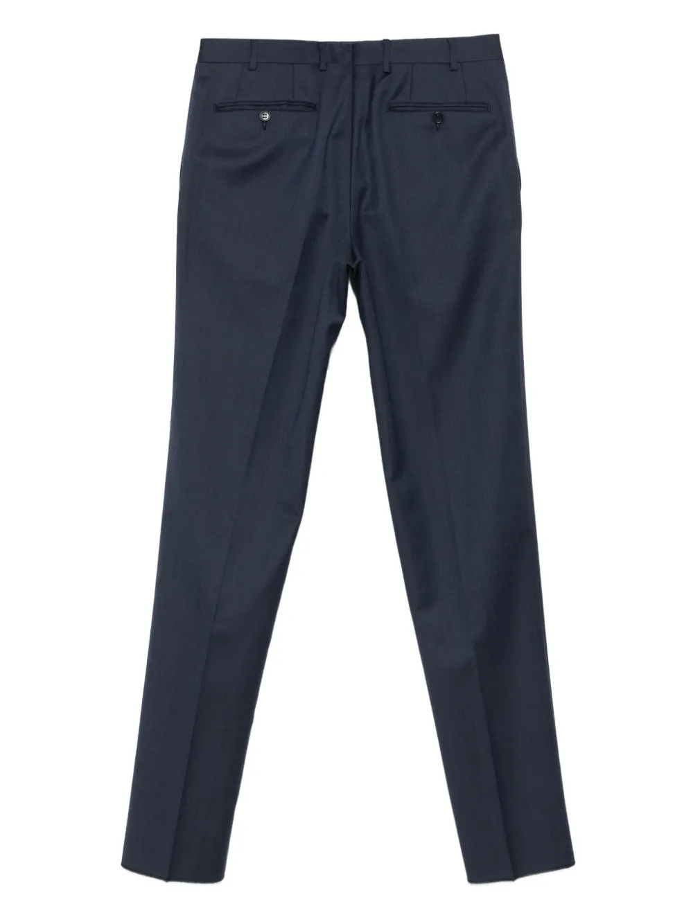 Canali Wollen broek Blauw