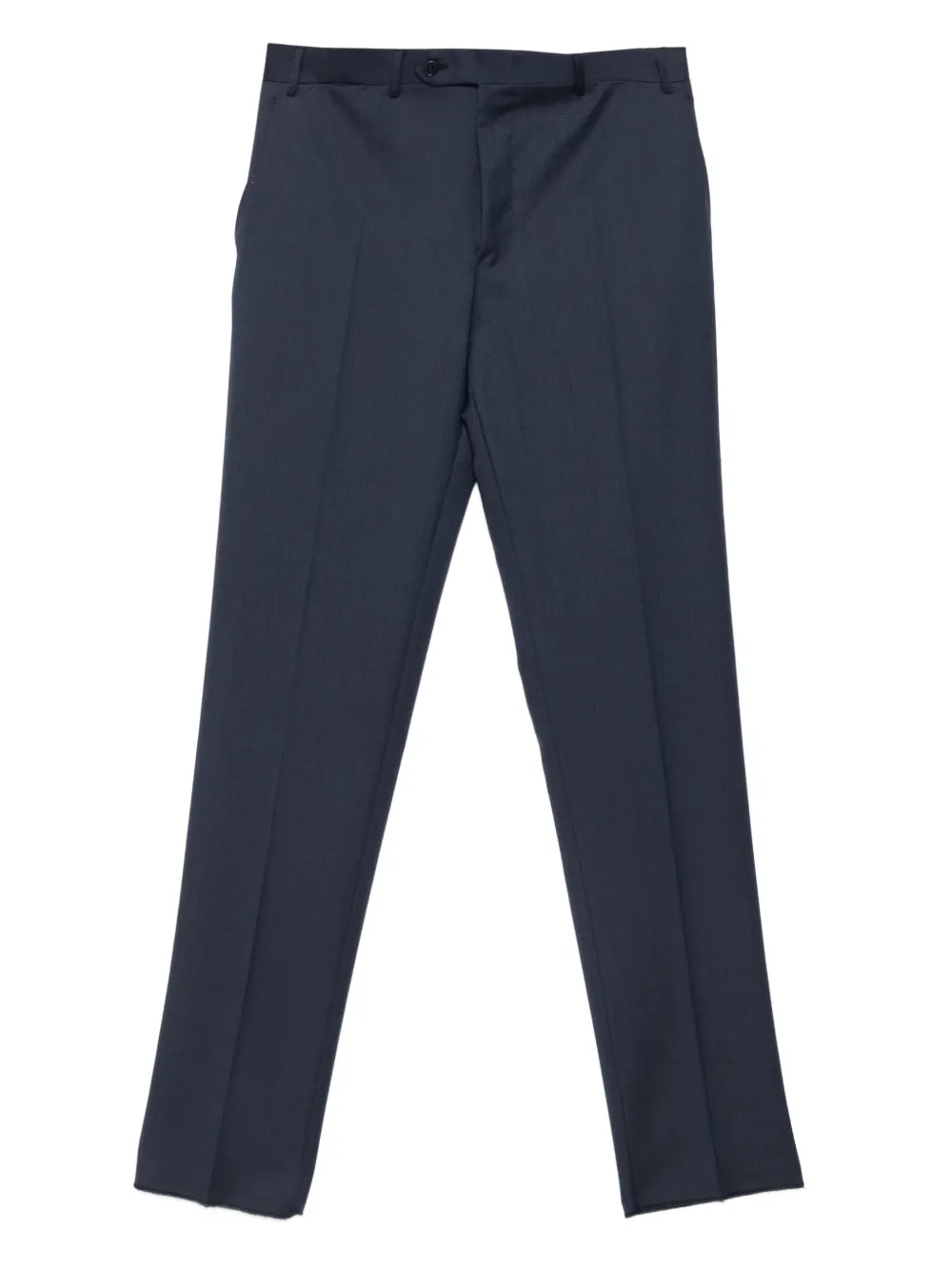 Canali Wollen broek Blauw