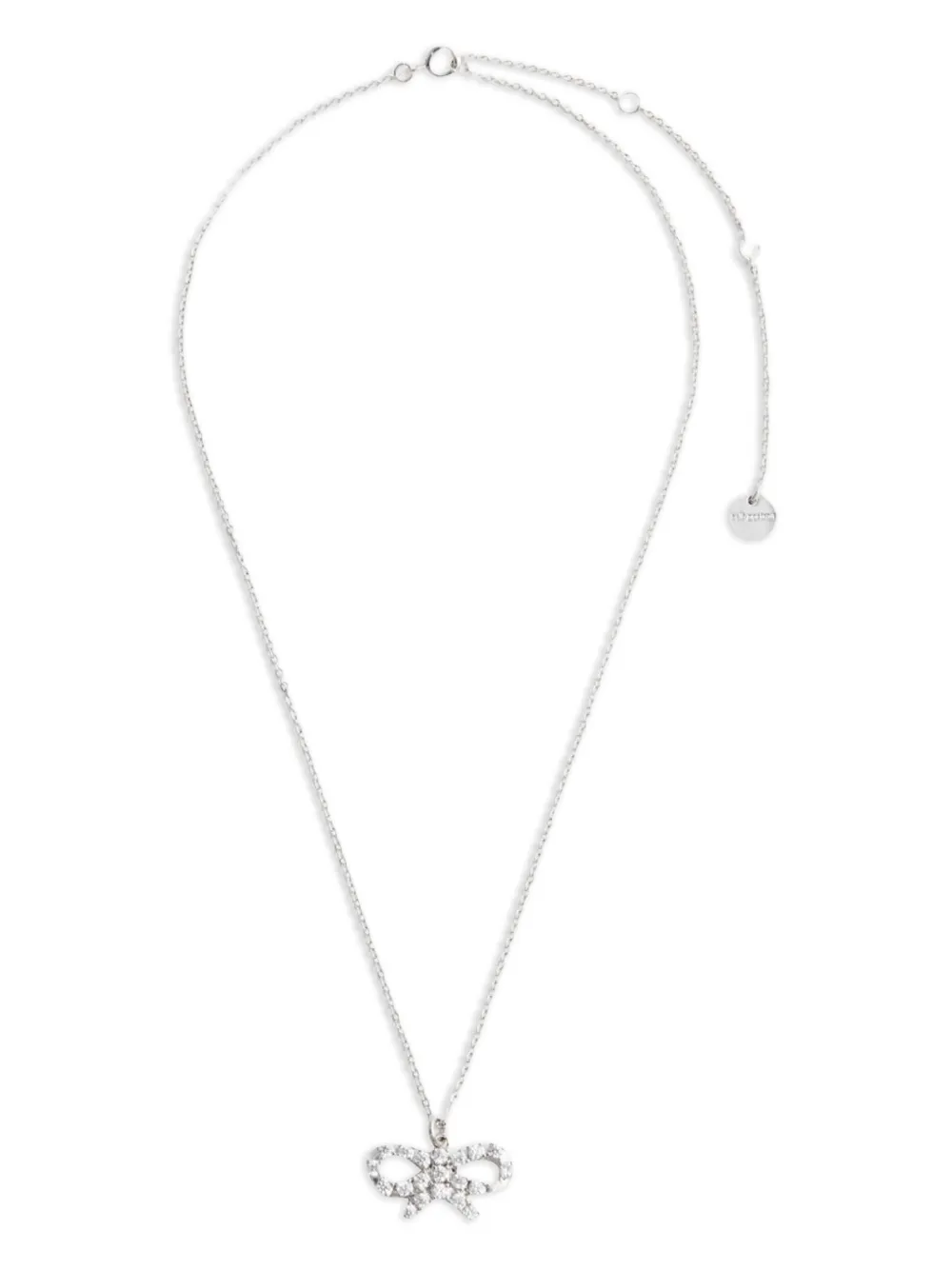 Self-Portrait statement-pendant necklace | Silver | Image 1