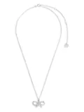 Self-Portrait statement-pendant necklace - Silver