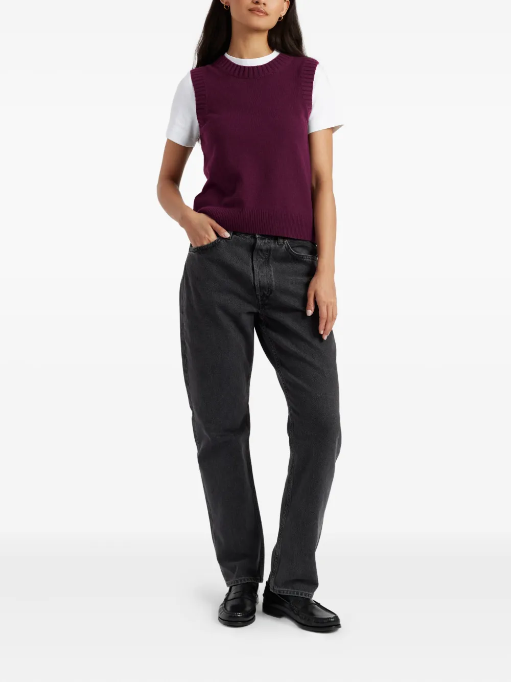 Chinti & Parker round-neck vest | Vests & Tank Tops | Image 2