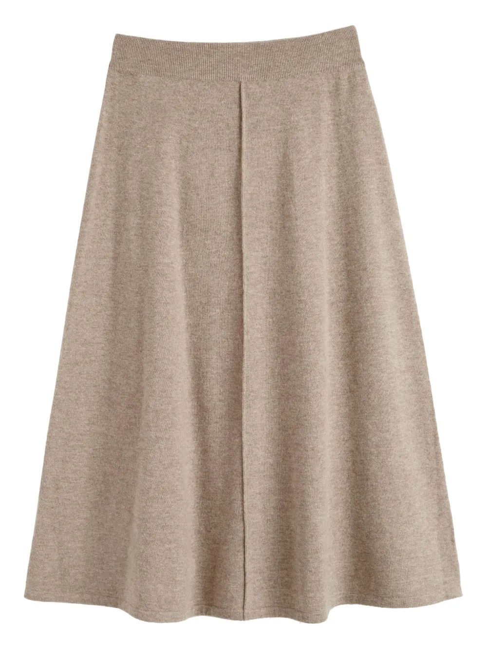 Chinti & Parker Cashmere-blend Skirt In Brown