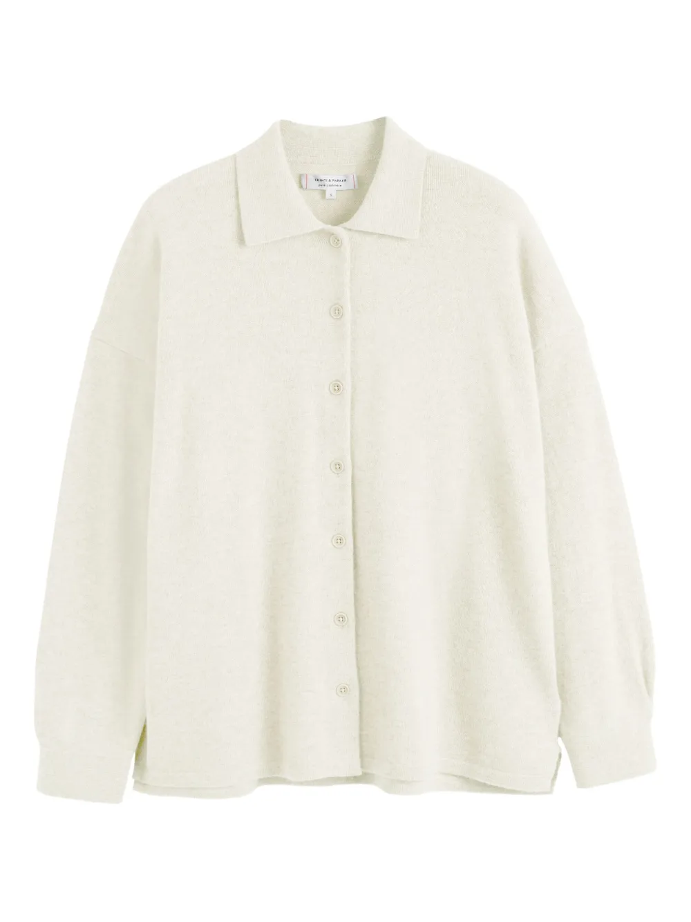 Chinti & Parker polo-collar cardigan | Neutrals | Image 1