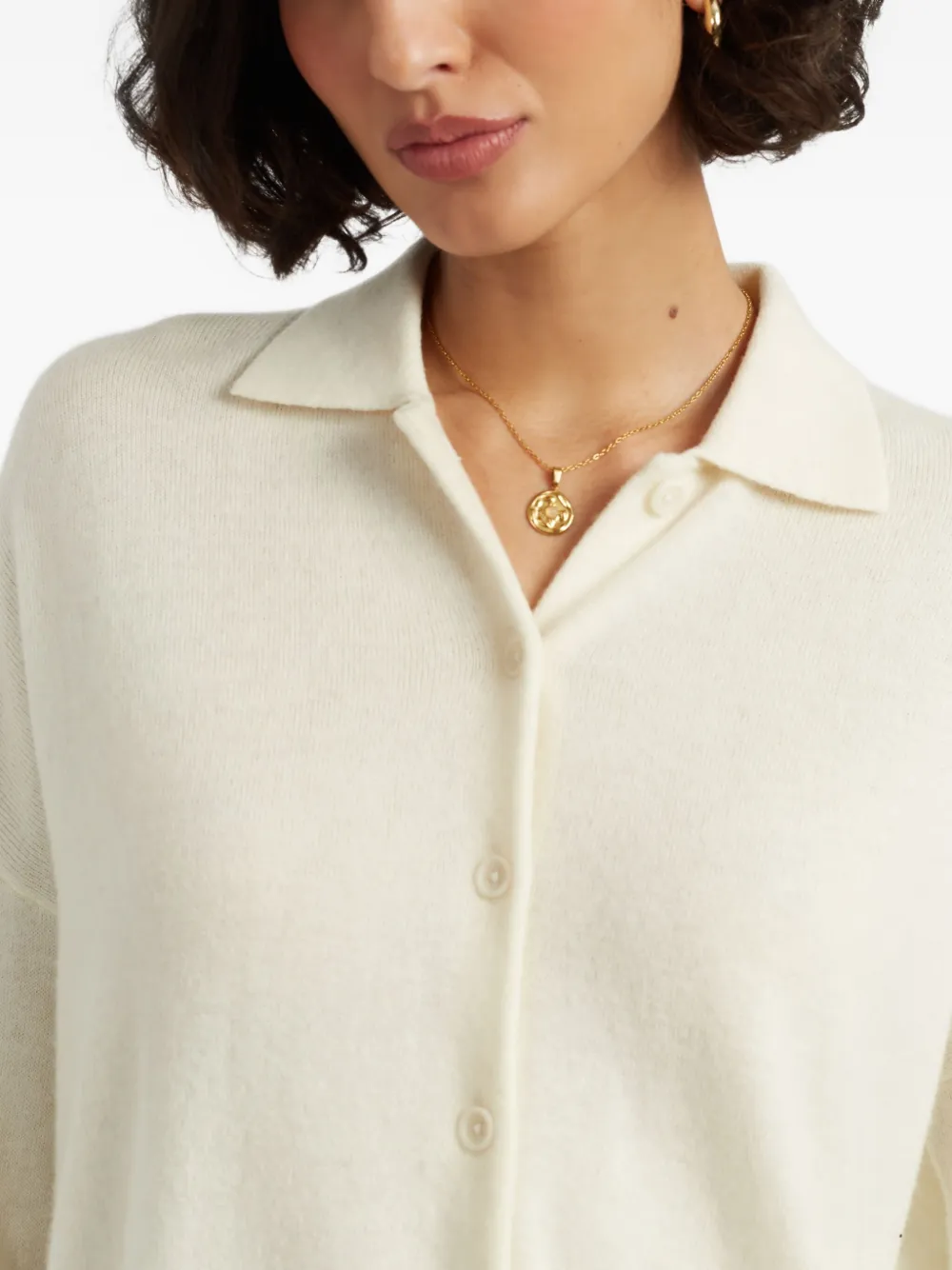 Chinti & Parker Vest met polokraag Beige