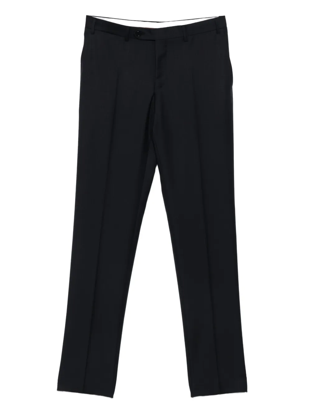 Canali Wollen broek Blauw
