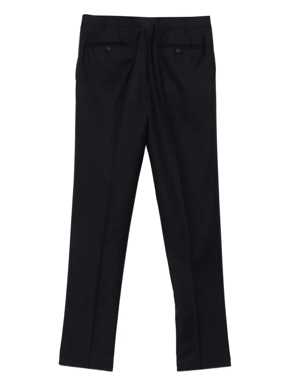 Canali Wollen broek Blauw