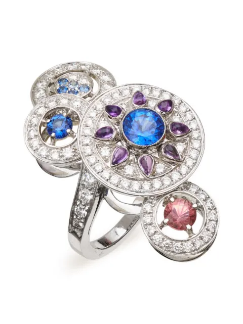 Boucheron Pre-Owned white gold Shéhérazade diamond and sapphire ring