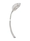 Van Cleef & Arpels Pre-Owned pre-owned Leaf diamond earrings - White