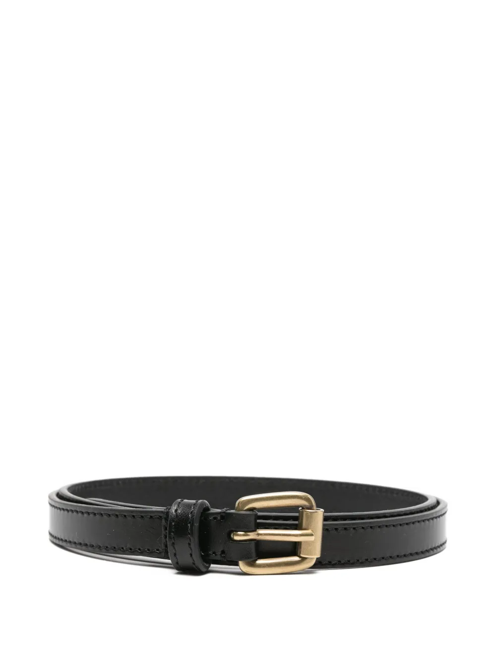 ISABEL MARANT gold-buckle leather belt | Black | Image 1