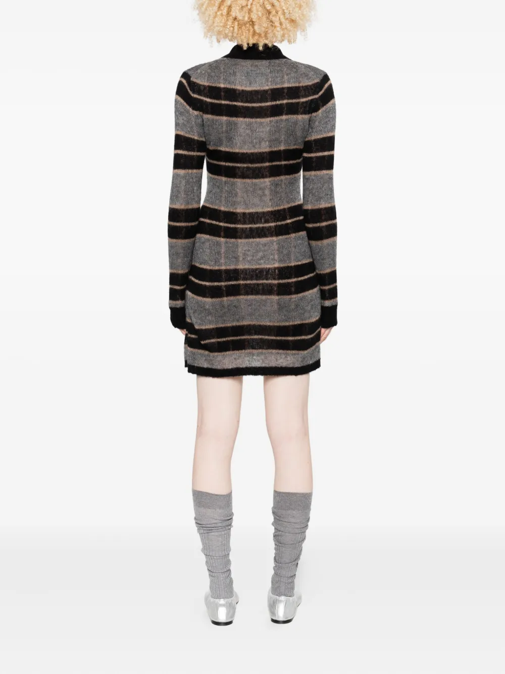 Guest In Residence Striped Midi Dress In Multi