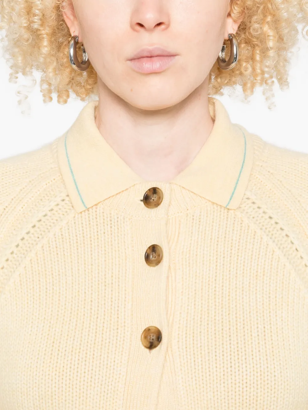 Guest In Residence Button-up Cardigan In Neutral