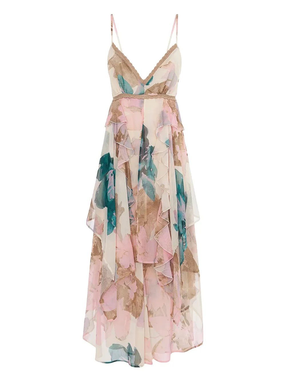 Akep floral ruffled midi dress | Cocktail & Party Dresses | Image 2