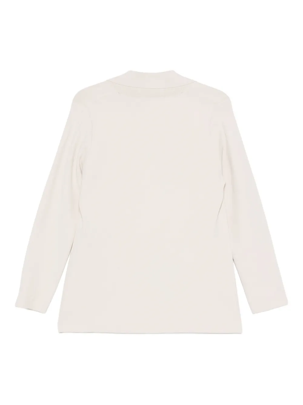 D Exterior Double-breasted Blazer In Neutral