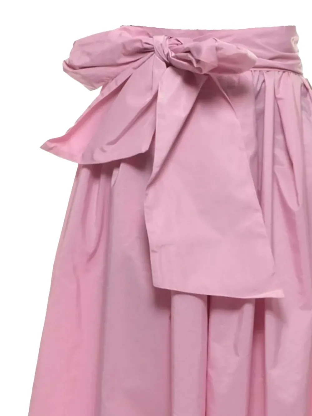 Akep Midi-rok met strikdetail - Roze