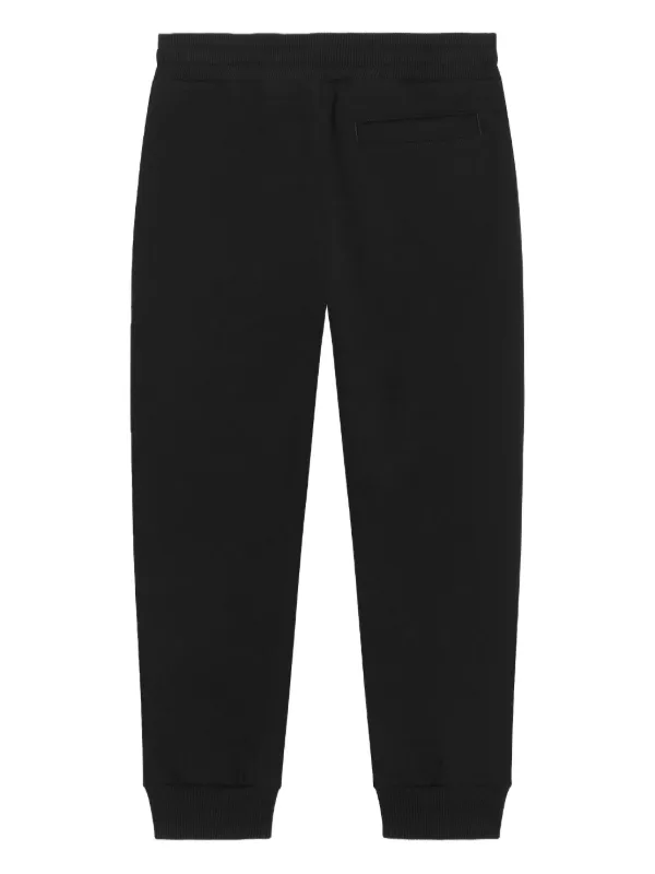 Dolce & Gabbana Kids DG-logo-patch Track Pants | Black | FARFETCH ZA