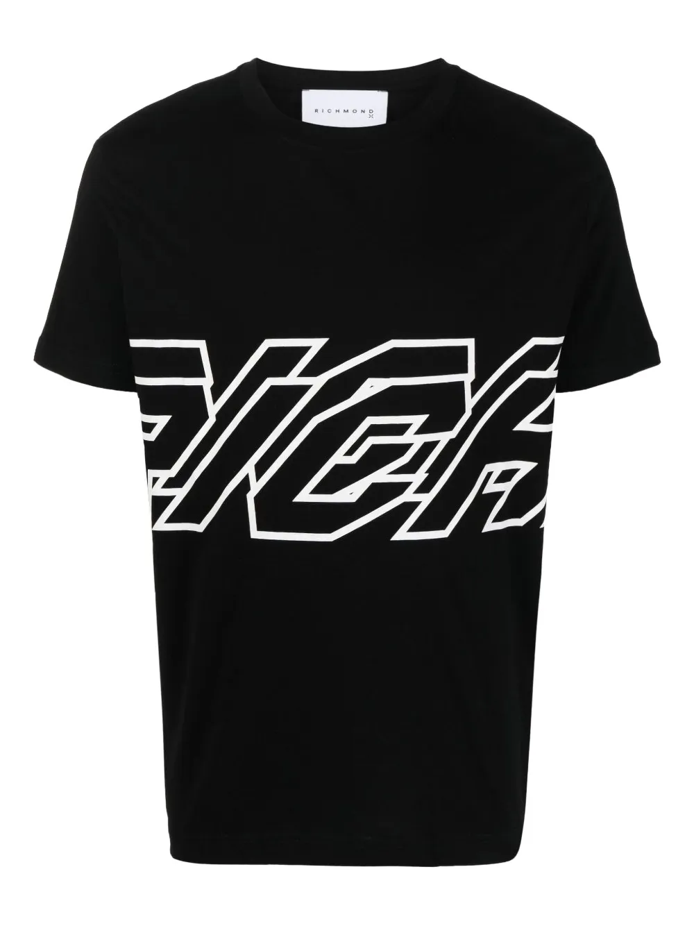 John Richmond graphic-print T-shirt - ブラック John Richmond graphic-print T-shirt - ブラック