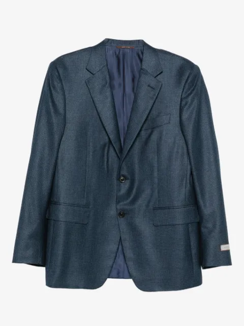 Canali checked buttoned jacket