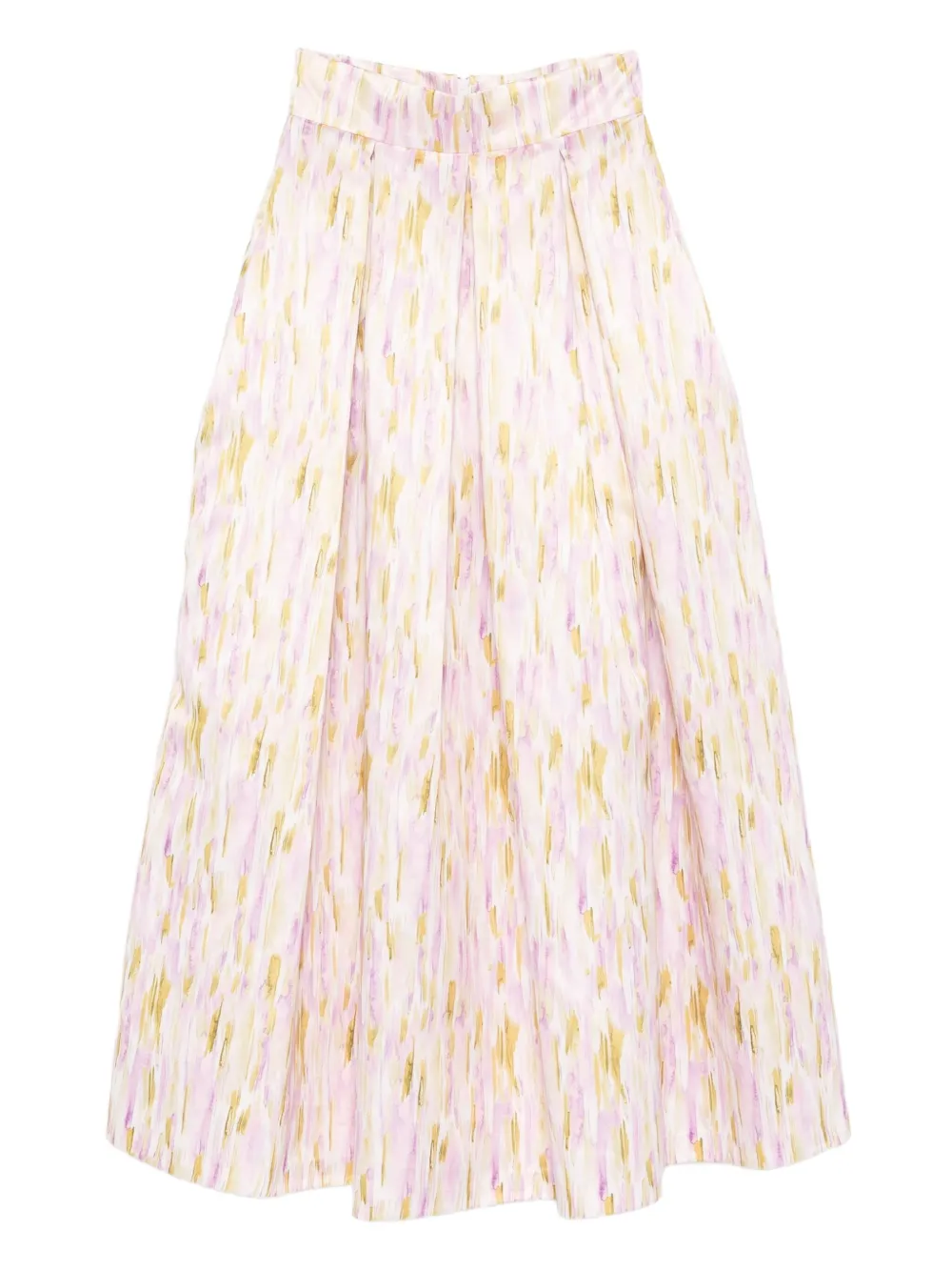 GIADA CURTI Gonna con stampa astratta - Rosa