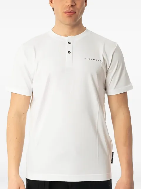 John Richmond buttoned T-shirt