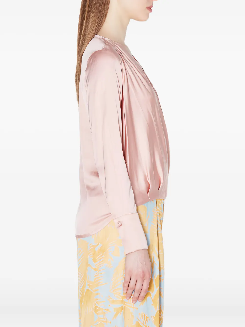 Kaos wrap top - Roze