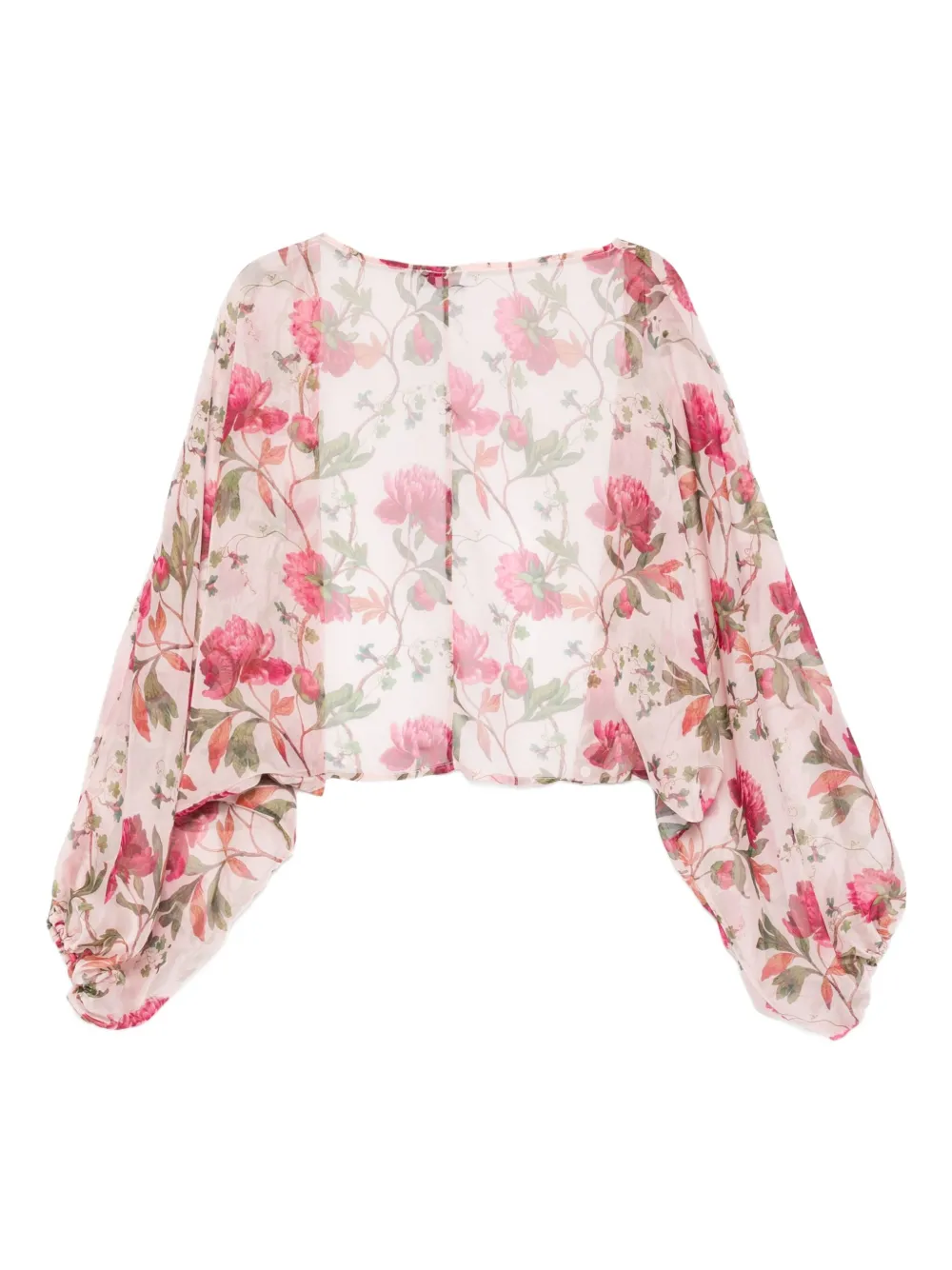  Giada Curti Floral-print Jacket - Pink 