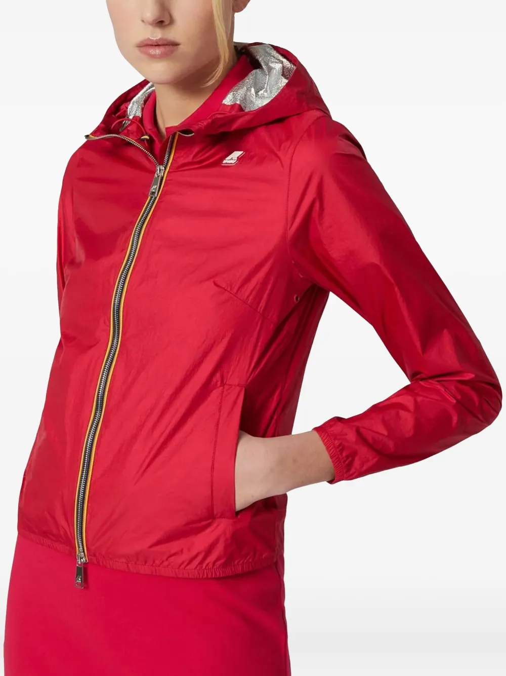 K-Way hooded zip-front jacket | Fitted Jackets | Image 2
