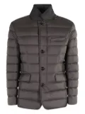 Moorer Zayn quilted button-fastening jacket - Grey