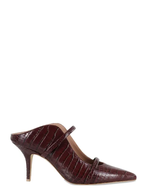 Malone Souliers 70mm crocodile-effect mules