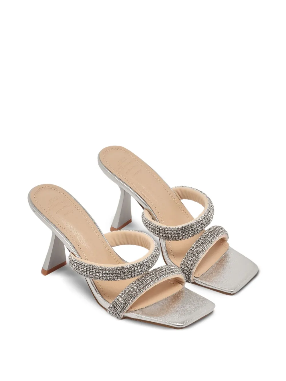  Twenty Fourhaitch Embellished-strap Sandals - Silver 