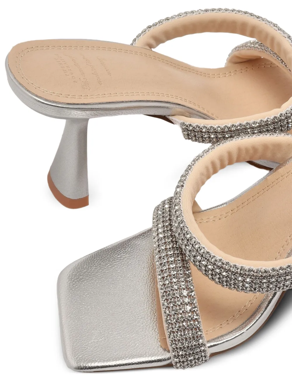  Twenty Fourhaitch Embellished-strap Sandals - Silver 