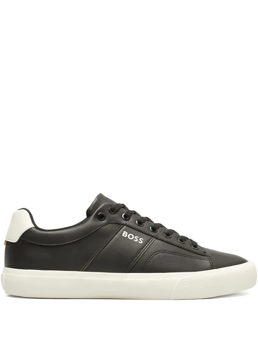 BOSS Sneakers met logoprint Zwart