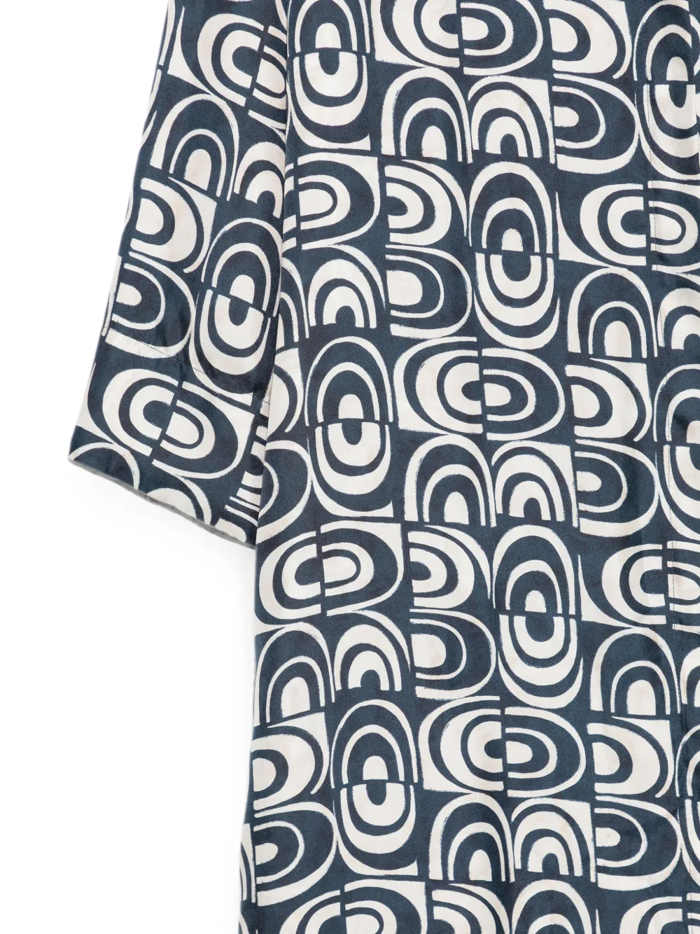 'S Max Mara Helmut midi-jurk met geometrische print Blauw