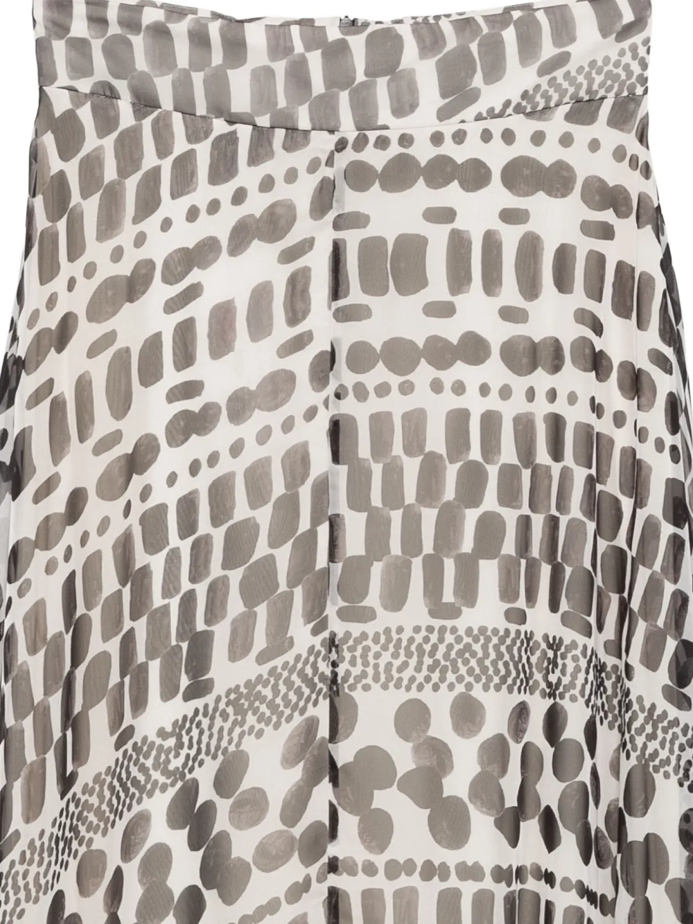  Giada Curti Printed Skirt - Black 