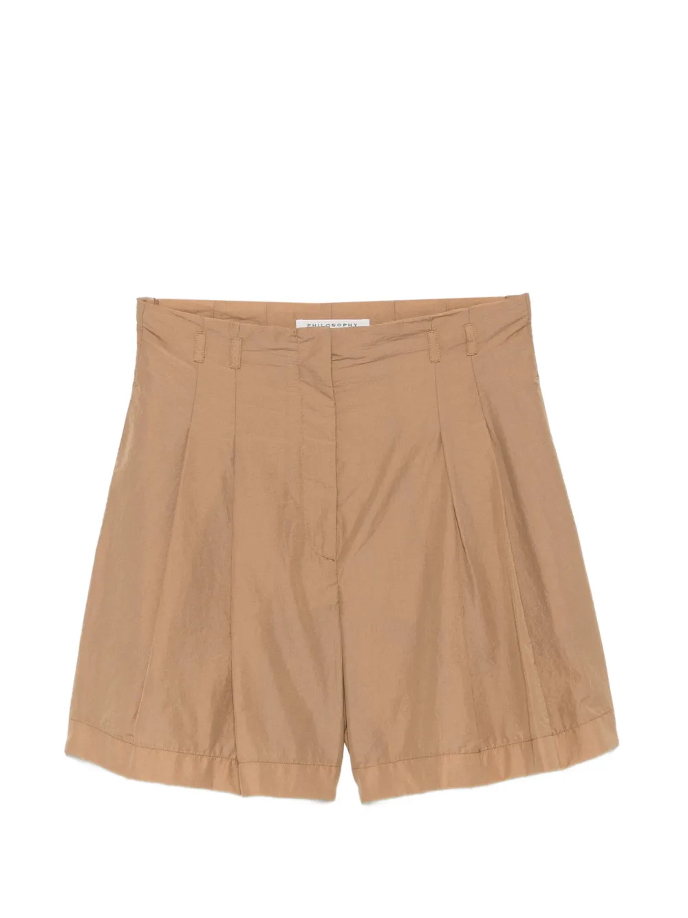Philosophy Di Lorenzo Serafini pleated high-waisted shorts