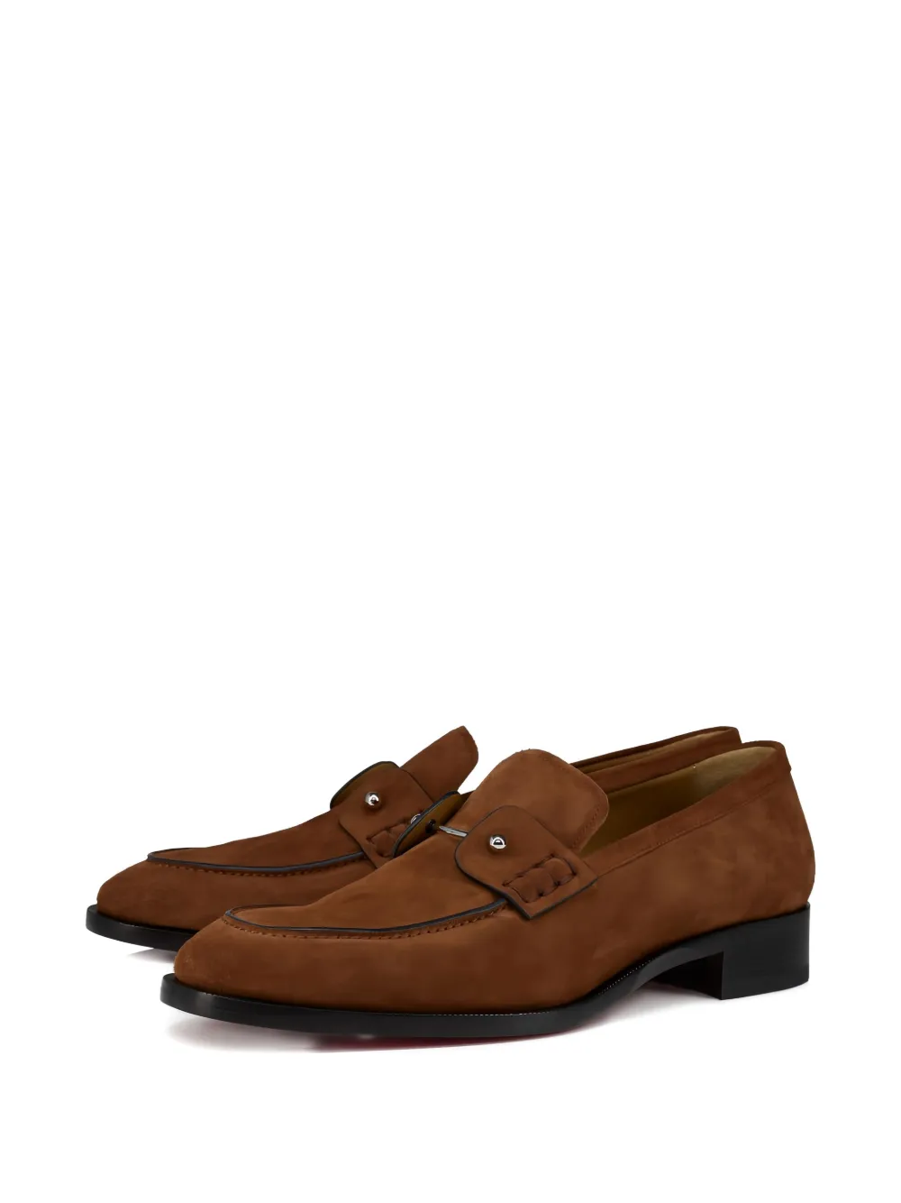 Christian Louboutin Chambelimoc suede almond-toe loafers | Image 2