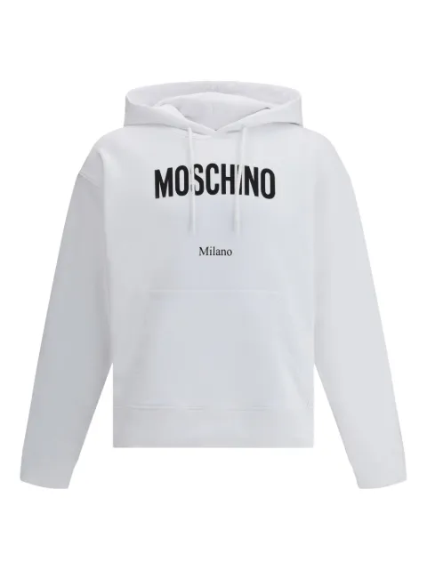 Moschino logo-print hoodie