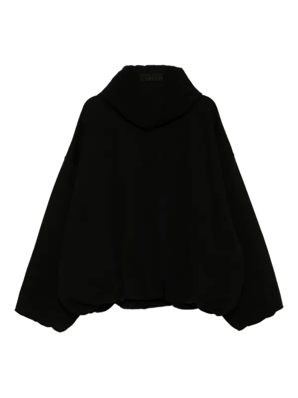 【関税込み】VETEMENTS OVAL LOGO' HOODIE VETEMENTS Oval Logo Hoodie | Black | FARFETCH