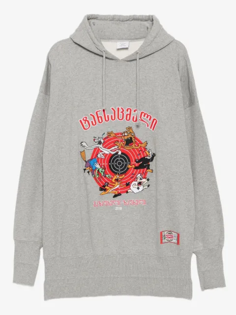 VETEMENTS embroidered hoodie