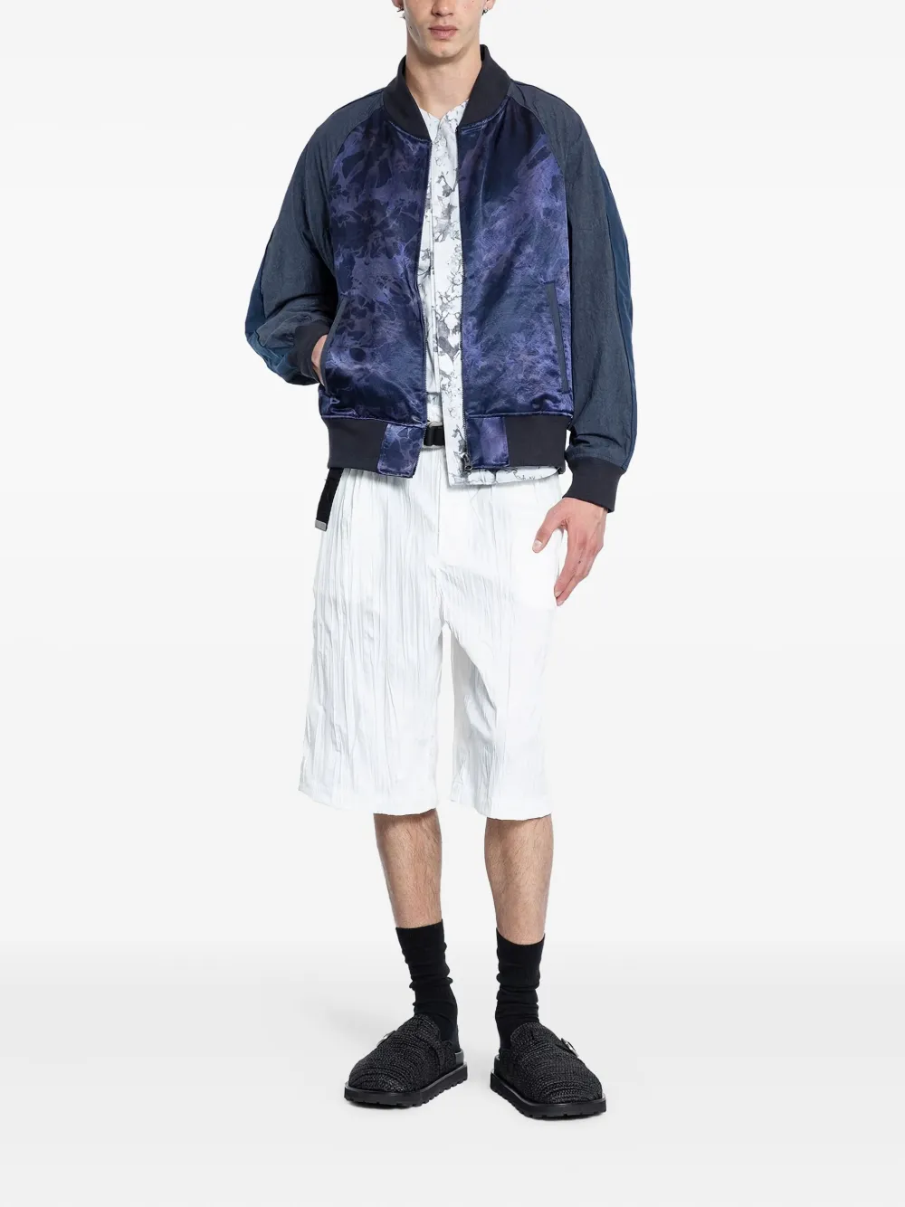 KUON pleated three-quarter shorts | Tailored Shorts | Image 2