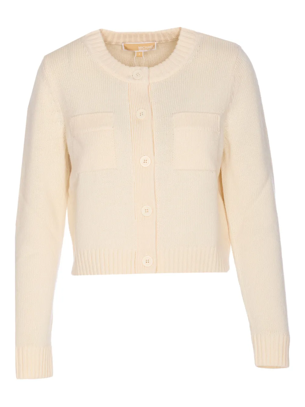 Michael Kors wool pocket cardigan Beige