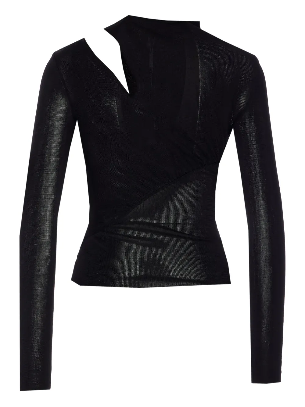 Self-Portrait long-sleeve top Zwart