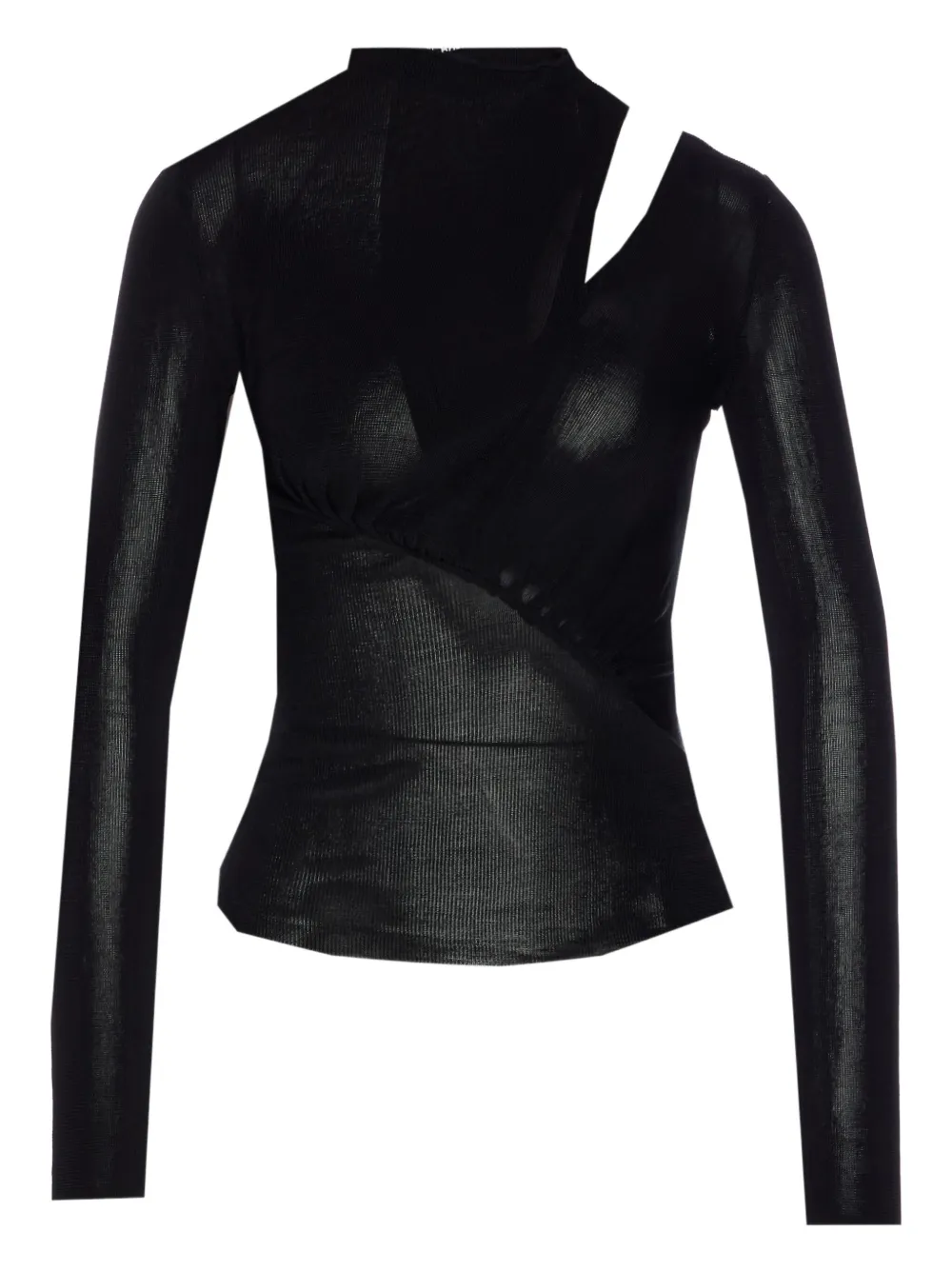 Self-Portrait long-sleeve top Zwart