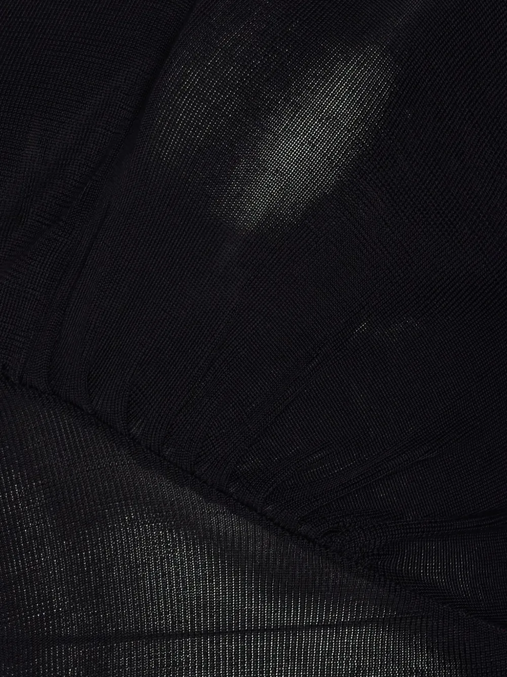 Self-Portrait long-sleeve top Zwart