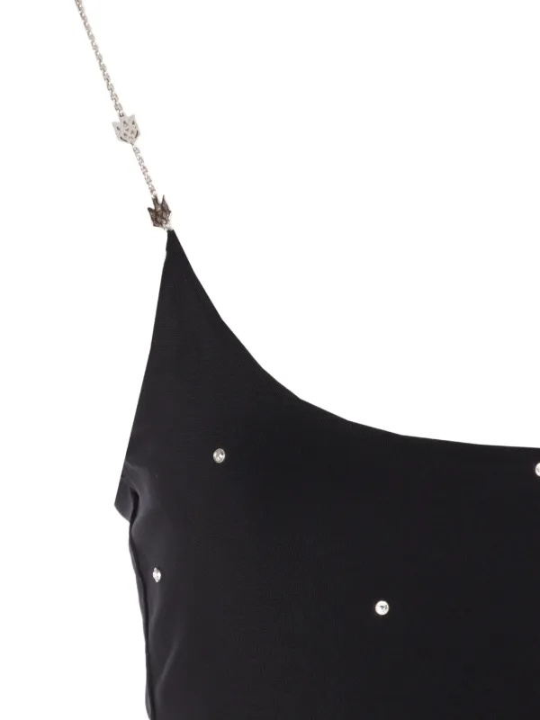 ワンピース AMIRI CRYSTAL MINI DRESS AMIRI crystal-embellished Mini Dress | Black | FARFETCH