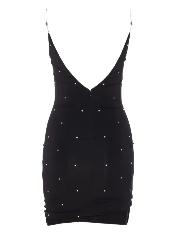 white christmas dresses The Amiri Embellished Fitted Gown with Feather Details Champagne / 4 main image 0
